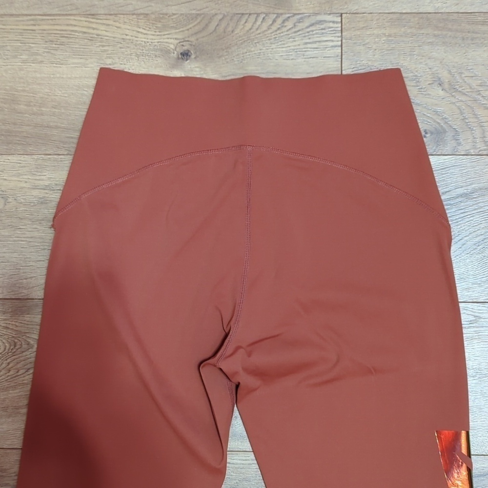 Rear Ended Frame the Booty High Waist Fitness Leggings Made in USA L - Picture 4 of 7